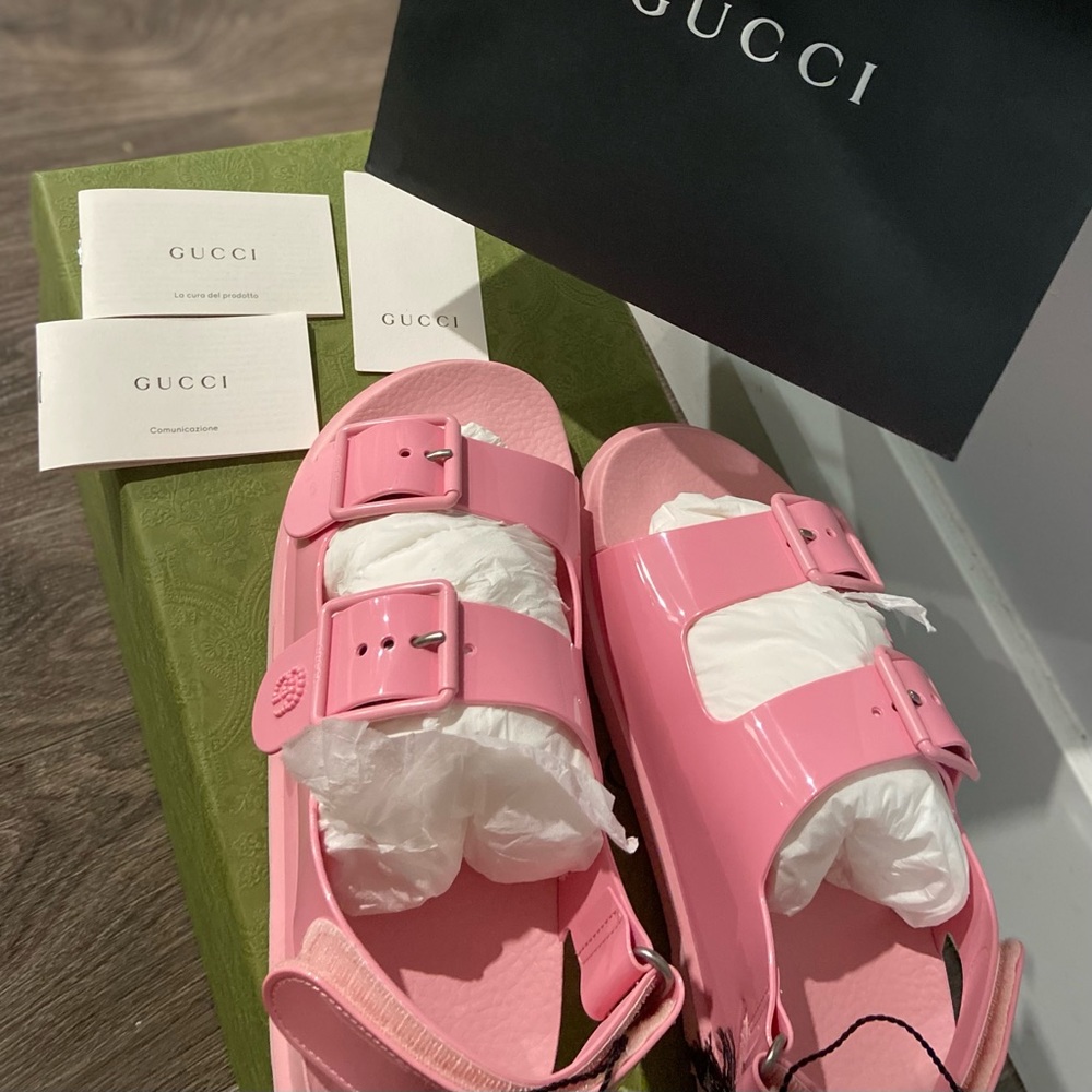 Gucci double G rubber